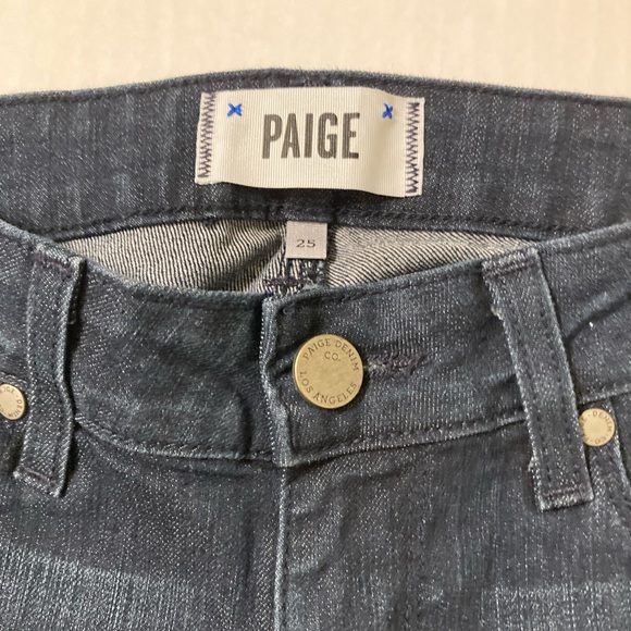PAIGE | Women’s Denim Dark Wash Bootcut Jeans - Picture 7 of 13